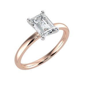 splr14 with 18ct rose gold metal and  shape diamond