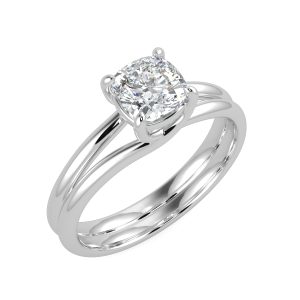 splr021 with platinum metal and cushion shape diamond